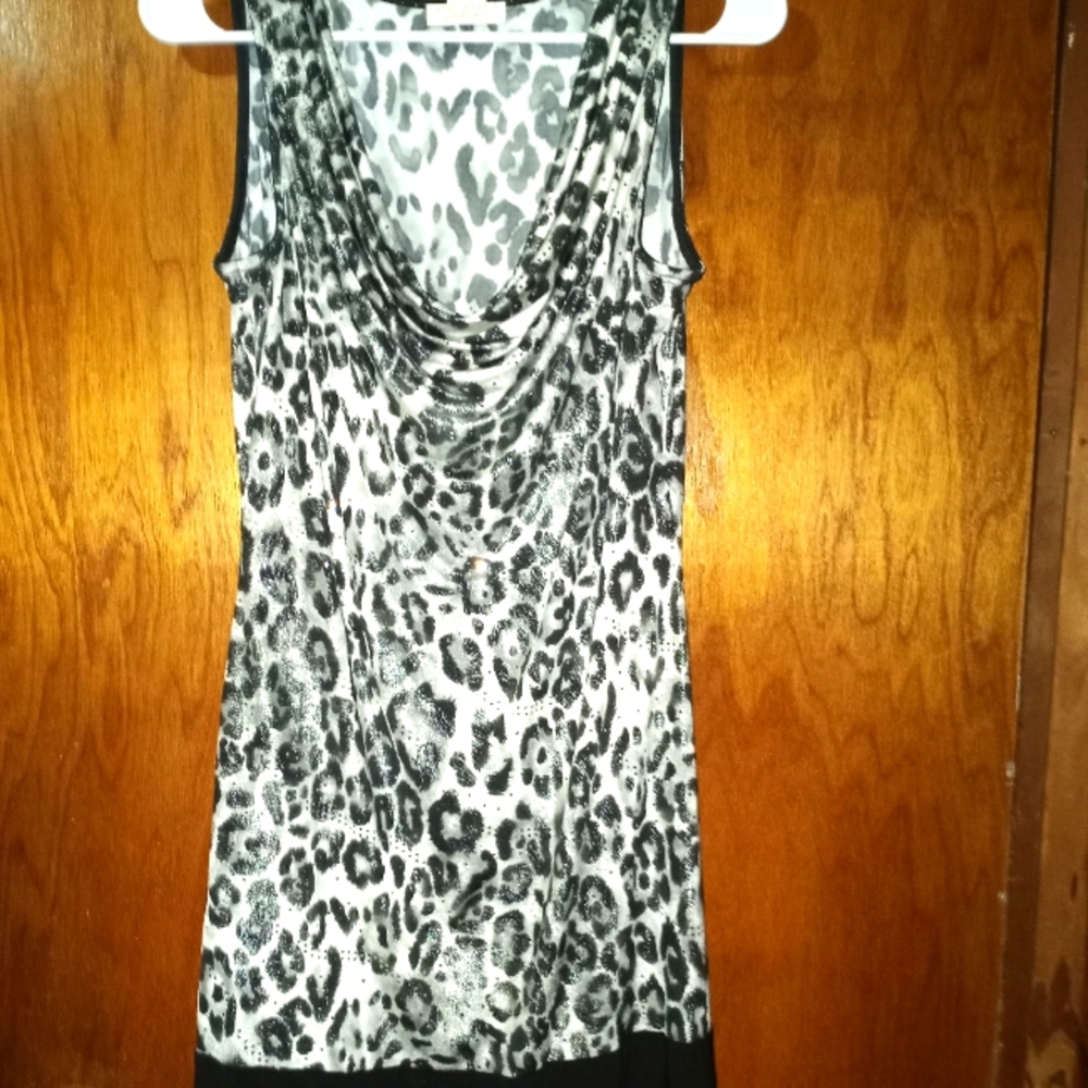 Leopard print dress